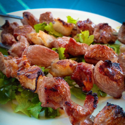 Grilled Chicken Hearts Kebab Chicken Heart Kebabs