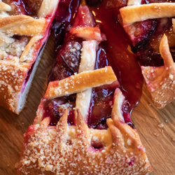 Dallas Pride Steak raspberry pie